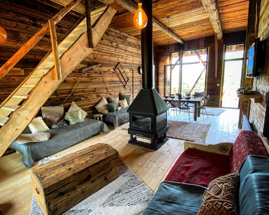 Villa Authentique Grange Savoyarde Albiez-Montrond Esterno foto